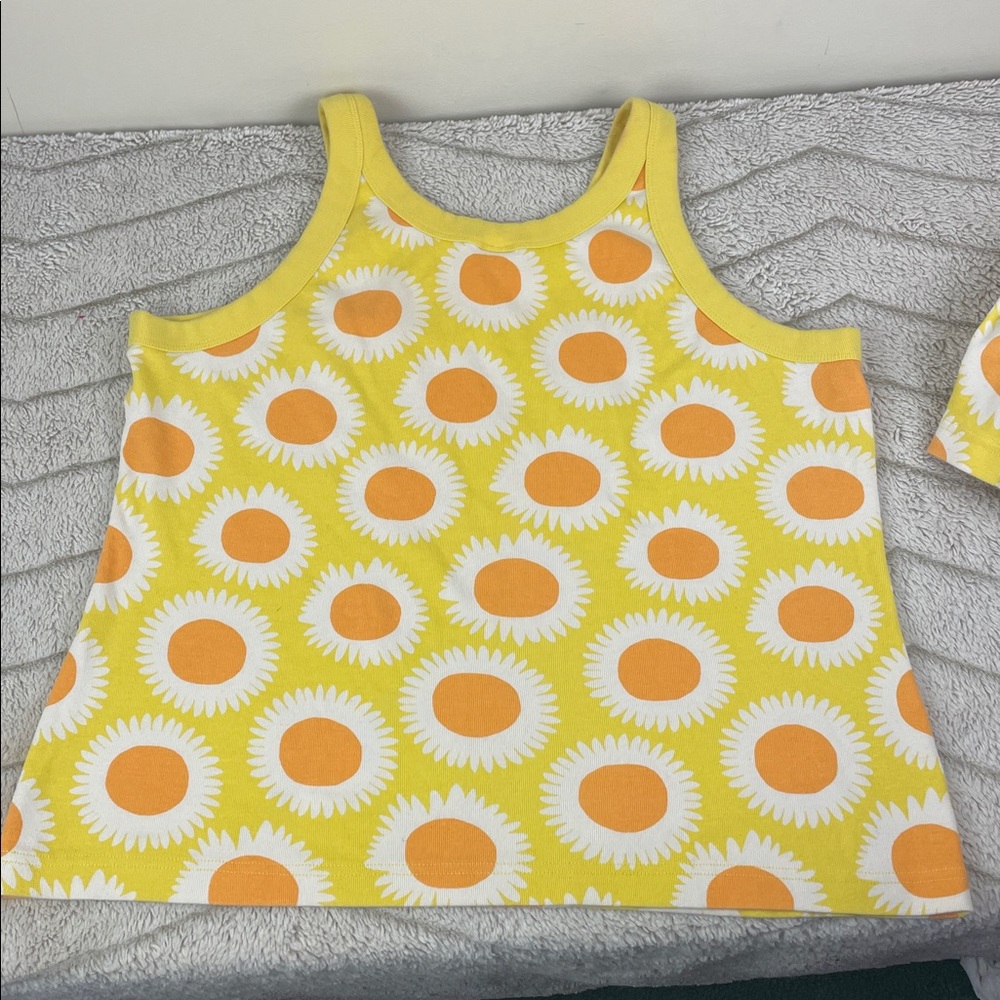 Hanna Andersson Organic Cotton Pajamas Matching Shorts & Tank Top - Picture 6 of 12